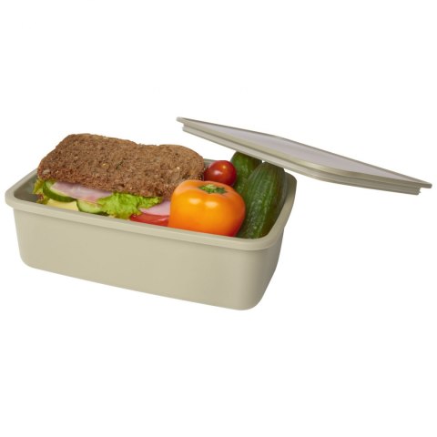 Pudełko na lunch Dovi z tworzywa sztucznego pochodzącego z recyklingu beżowy Pudełko na lunch Dovi z tworzywa sztucznego pochodzącego z recyklingu beżowy