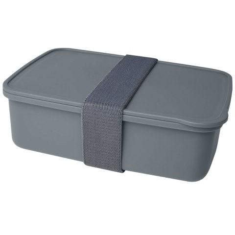 Pudełko na lunch Dovi z tworzywa sztucznego pochodzącego z recyklingu szary Pudełko na lunch Dovi z tworzywa sztucznego pochodzącego z recyklingu szary