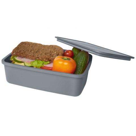 Pudełko na lunch Dovi z tworzywa sztucznego pochodzącego z recyklingu szary Pudełko na lunch Dovi z tworzywa sztucznego pochodzącego z recyklingu szary