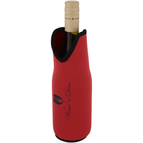 Uchwyt na wino z neoprenu pochodzącego z recyklingu Noun czerwony Uchwyt na wino z neoprenu pochodzącego z recyklingu Noun czerwony