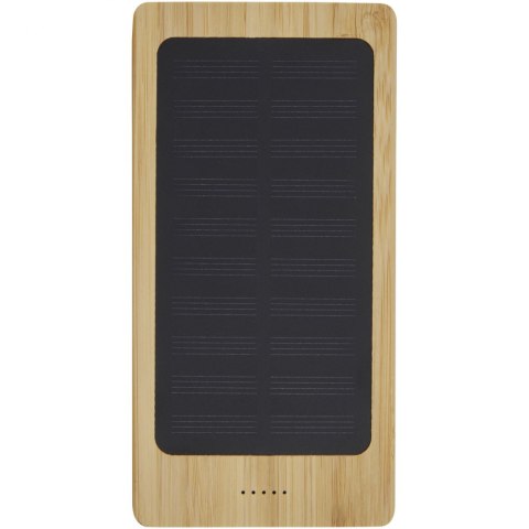 Alata 8000 mAh bambusowy powerbank z ogniwami słonecznymi beżowy Alata 8000 mAh bambusowy powerbank z ogniwami słonecznymi beżowy