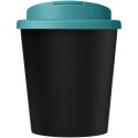 Kubek Americano® Espresso Eco z recyklingu o pojemności 250 ml z pokrywą odporną na zalanie czarny, błękitny