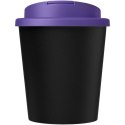 Kubek Americano® Espresso Eco z recyklingu o pojemności 250 ml z pokrywą odporną na zalanie czarny, fioletowy