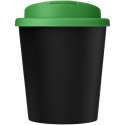 Kubek Americano® Espresso Eco z recyklingu o pojemności 250 ml z pokrywą odporną na zalanie czarny, zielony