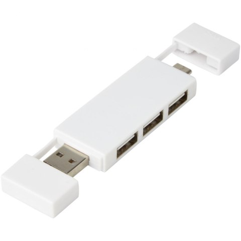 Mulan podwójny koncentrator USB 2.0 biały Mulan podwójny koncentrator USB 2.0 biały