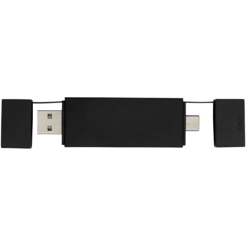 Mulan podwójny koncentrator USB 2.0 czarny Mulan podwójny koncentrator USB 2.0 czarny
