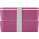 MIYO dwupoziomowe pudełko na lunch magenta, magenta, biały