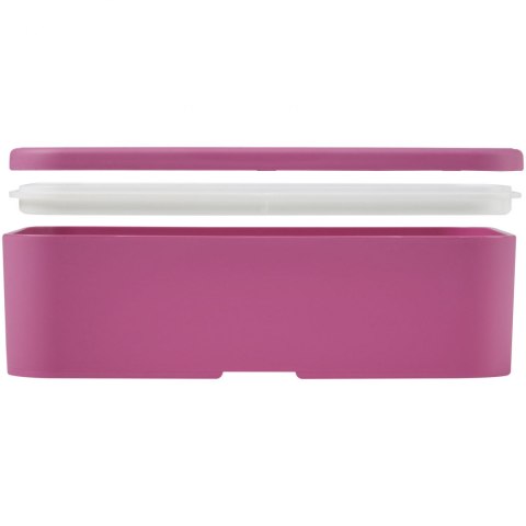 MIYO jednopoziomowe pudełko na lunch magenta, biały MIYO jednopoziomowe pudełko na lunch magenta, biały
