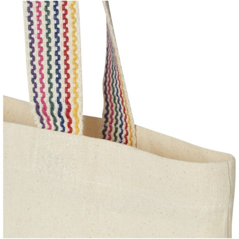 Rainbow torba na zakupy o pojemności 5 l z bawełny z recyklingu o gramaturze 180 g/m² piasek pustyni Rainbow torba na zakupy o pojemności 5 l z bawełny z recyklingu o gramaturze 180 g/m² piasek pustyni