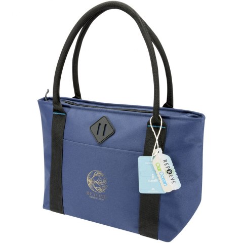 Repreve® Ocean torba termoizolacyjna z długimi uchwytami na 12 puszek o pojemności 11 l z plastiku PET z recyklingu z Repreve® Ocean torba termoizolacyjna z długimi uchwytami na 12 puszek o pojemności 11 l z plastiku PET z recyklingu z