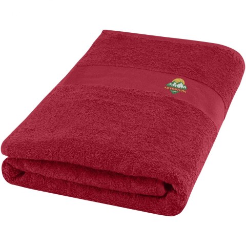 Amelia bawełniany ręcznik kąpielowy o gramaturze 450 g/m² i wymiarach 70 x 140 cm czerwony Amelia bawełniany ręcznik kąpielowy o gramaturze 450 g/m² i wymiarach 70 x 140 cm czerwony
