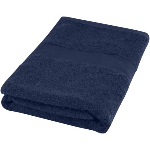 Amelia bawełniany ręcznik kąpielowy o gramaturze 450 g/m² i wymiarach 70 x 140 cm granatowy Amelia bawełniany ręcznik kąpielowy o gramaturze 450 g/m² i wymiarach 70 x 140 cm granatowy