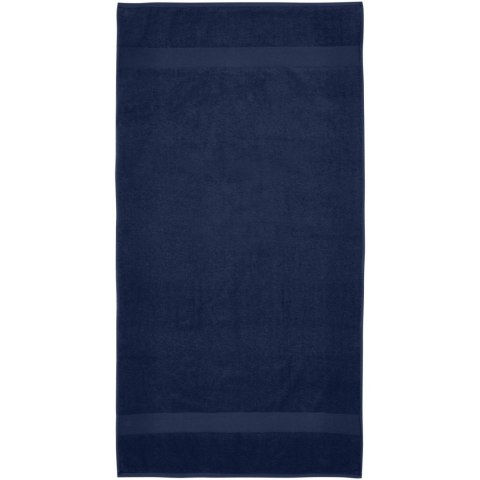 Amelia bawełniany ręcznik kąpielowy o gramaturze 450 g/m² i wymiarach 70 x 140 cm granatowy Amelia bawełniany ręcznik kąpielowy o gramaturze 450 g/m² i wymiarach 70 x 140 cm granatowy