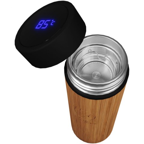 Bambusowa butelka smart o pojemności 500 ml SCX.design D11 drewno Bambusowa butelka smart o pojemności 500 ml SCX.design D11 drewno