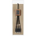 Kabel bambusowy 3 w 1 SCX.design C29 drewno Kabel bambusowy 3 w 1 SCX.design C29 drewno