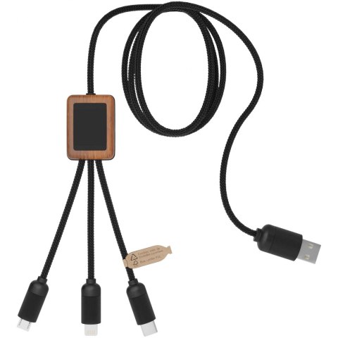 Kabel bambusowy 3 w 1 SCX.design C29 drewno Kabel bambusowy 3 w 1 SCX.design C29 drewno