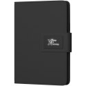 Notes A5 z powerbankiem i pośdwietlanym logo SCX.design O16 czarny