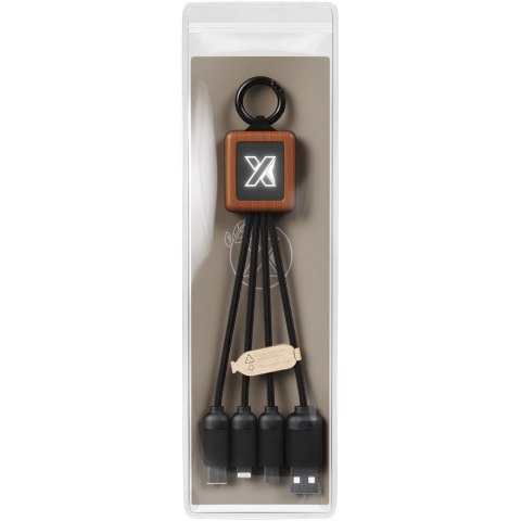 SCX.design C19 łatwy w użyciu kabel drewniany drewno, czarny SCX.design C19 łatwy w użyciu kabel drewniany drewno, czarny