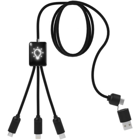 SCX.design C28 długi kabel do łądowania 5 w 1 czarny, biały SCX.design C28 długi kabel do łądowania 5 w 1 czarny, biały