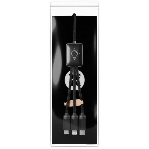 SCX.design C28 długi kabel do łądowania 5 w 1 czarny, biały SCX.design C28 długi kabel do łądowania 5 w 1 czarny, biały
