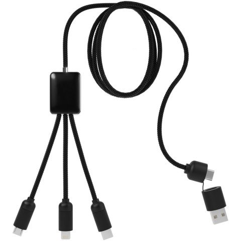 SCX.design C28 długi kabel do łądowania 5 w 1 czarny, biały SCX.design C28 długi kabel do łądowania 5 w 1 czarny, biały