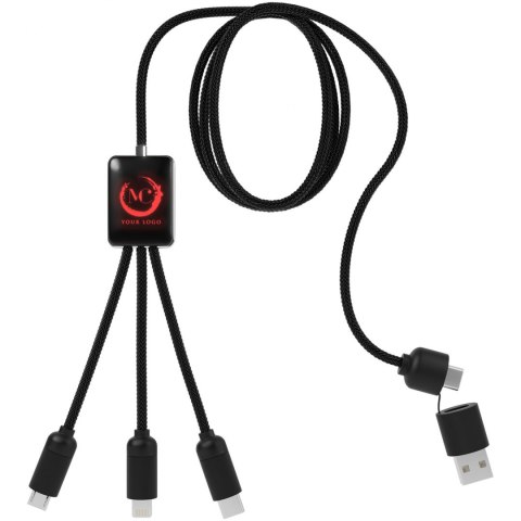 SCX.design C28 długi kabel do łądowania 5 w 1 czerwony, czarny SCX.design C28 długi kabel do łądowania 5 w 1 czerwony, czarny