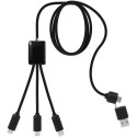 SCX.design C28 długi kabel do łądowania 5 w 1 czerwony, czarny SCX.design C28 długi kabel do łądowania 5 w 1 czerwony, czarny