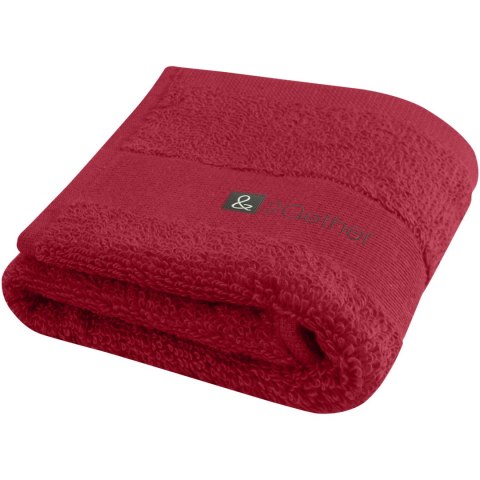 Sophia bawełniany ręcznik kąpielowy o gramaturze 450 g/m² i wymiarach 30 x 50 cm czerwony Sophia bawełniany ręcznik kąpielowy o gramaturze 450 g/m² i wymiarach 30 x 50 cm czerwony