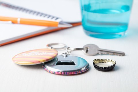 KeyBadge Bottle pin brelok KeyBadge Bottle pin brelok