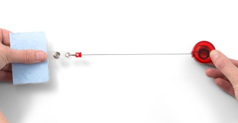 Ski pass, rozciągany przewód ok. 80 cm Ski pass, rozciągany przewód ok. 80 cm
