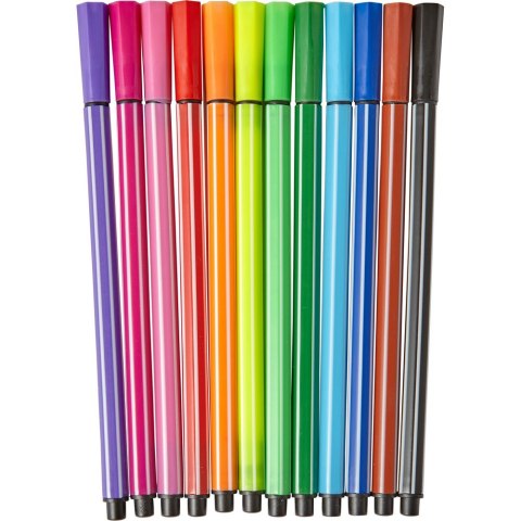 Zestaw 12 flamastrów Zestaw 12 flamastrów