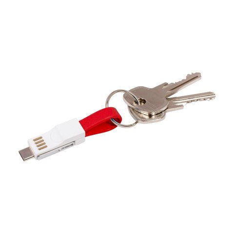 Brelok do kluczy, kabel do ładowania i synchronizacji Brelok do kluczy, kabel do ładowania i synchronizacji