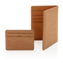 Korkowe etui na karty kredytowe i paszport, ochrona RFID Korkowe etui na karty kredytowe i paszport, ochrona RFID
