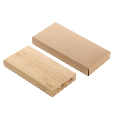 Bambusowy power bank 8000 mAh B'RIGHT | Caroline Bambusowy power bank 8000 mAh B'RIGHT | Caroline