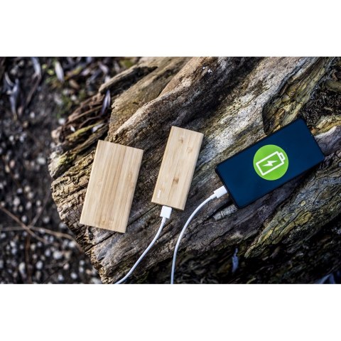Bambusowy power bank 8000 mAh B'RIGHT | Caroline Bambusowy power bank 8000 mAh B'RIGHT | Caroline