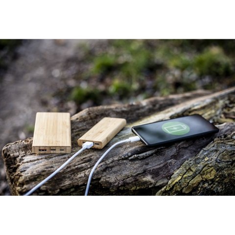 Bambusowy power bank 8000 mAh B'RIGHT | Caroline Bambusowy power bank 8000 mAh B'RIGHT | Caroline
