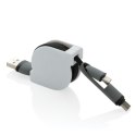 Zwijany kabel do ładowania i synchronizacji 3 w 1 Zwijany kabel do ładowania i synchronizacji 3 w 1