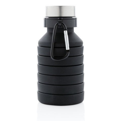 Składana butelka sportowa 550 ml z karabińczykiem Składana butelka sportowa 550 ml z karabińczykiem