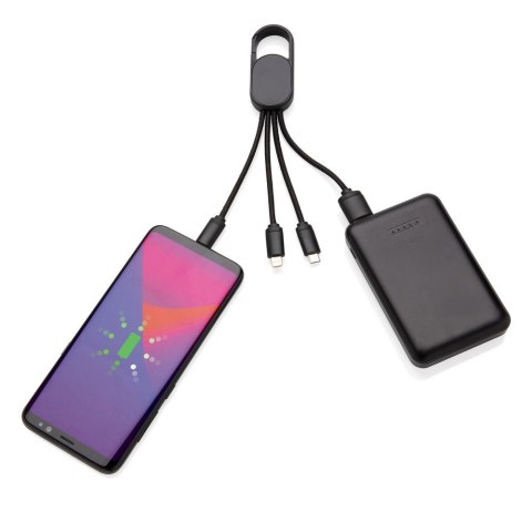 Kabel do ładowania 4 w 1 z karabińczykiem Kabel do ładowania 4 w 1 z karabińczykiem