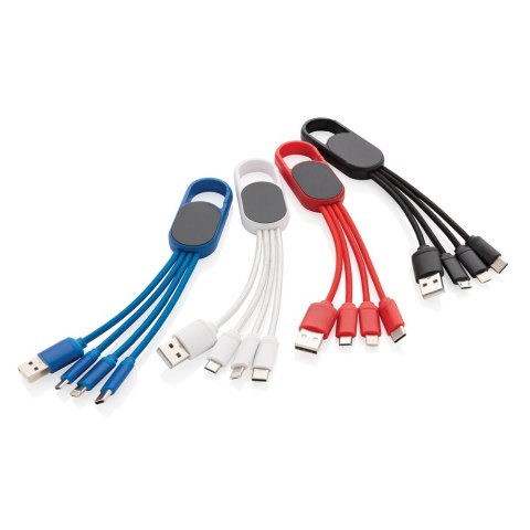 Kabel do ładowania 4 w 1 z karabińczykiem Kabel do ładowania 4 w 1 z karabińczykiem