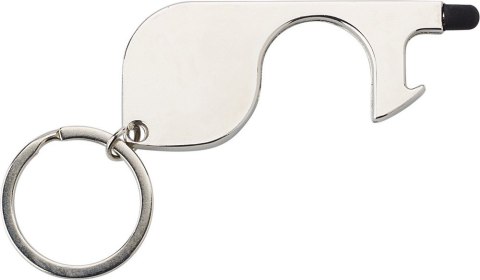 Brelok do kluczy, uchwyt do bezdotykowego otwierania drzwi, touch pen i żeton do wózka na zakupy Brelok do kluczy, uchwyt do bezdotykowego otwierania drzwi, touch pen i żeton do wózka na zakupy