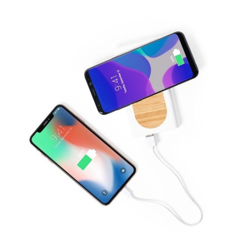 Bezprzewodowy power bank 8000 mAh, ładowarka bezprzewodowa 15W Bezprzewodowy power bank 8000 mAh, ładowarka bezprzewodowa 15W