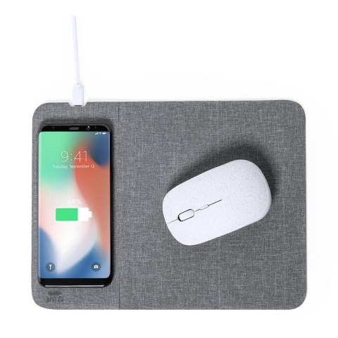Podkładka pod mysz RPET, ładowarka bezprzewodowa 10W Podkładka pod mysz RPET, ładowarka bezprzewodowa 10W