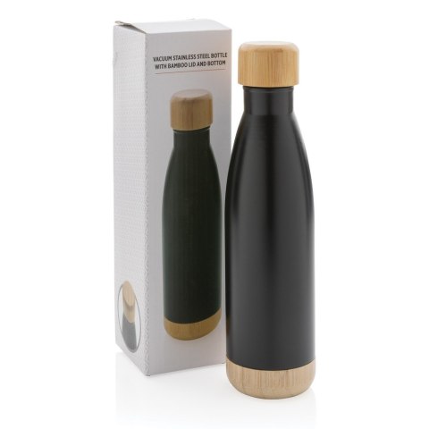 Butelka termiczna 510 ml, bambusowy element Butelka termiczna 510 ml, bambusowy element