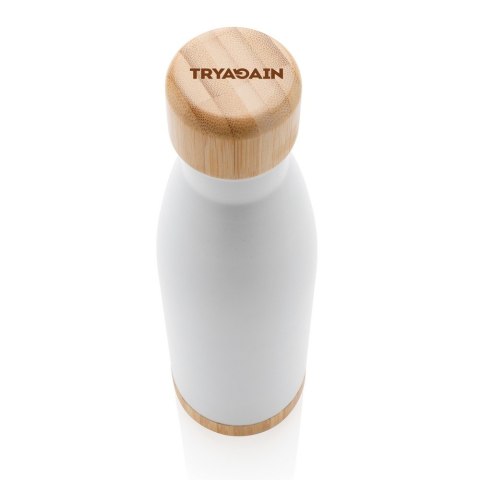 Butelka termiczna 510 ml, bambusowy element Butelka termiczna 510 ml, bambusowy element