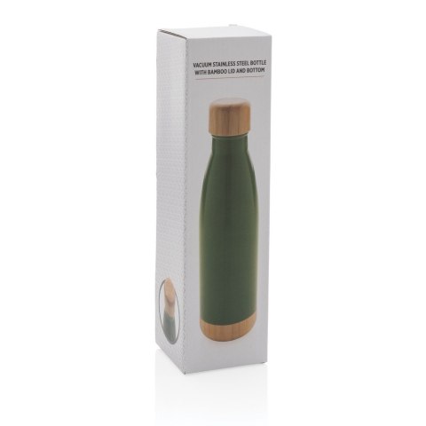 Butelka termiczna 510 ml, bambusowy element Butelka termiczna 510 ml, bambusowy element