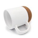 Kubek ceramiczny 370 ml z korkowym elementem | Kate Kubek ceramiczny 370 ml z korkowym elementem | Kate