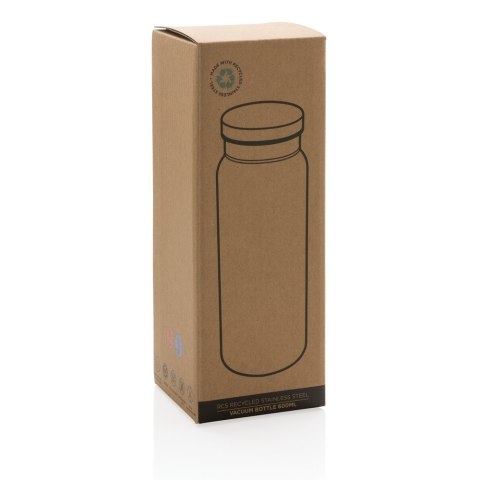 Butelka termiczna 600 ml, stal nierdzewna z recyklingu Butelka termiczna 600 ml, stal nierdzewna z recyklingu