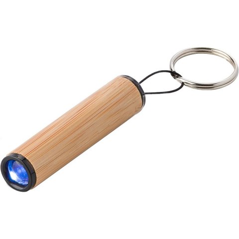 Bambusowy brelok do kluczy, lampka LED Bambusowy brelok do kluczy, lampka LED