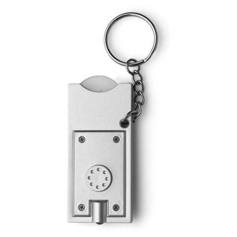Brelok do kluczy, żeton do wózka na zakupy, lampka LED Brelok do kluczy, żeton do wózka na zakupy, lampka LED
